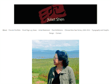 Tablet Screenshot of julietshen.com